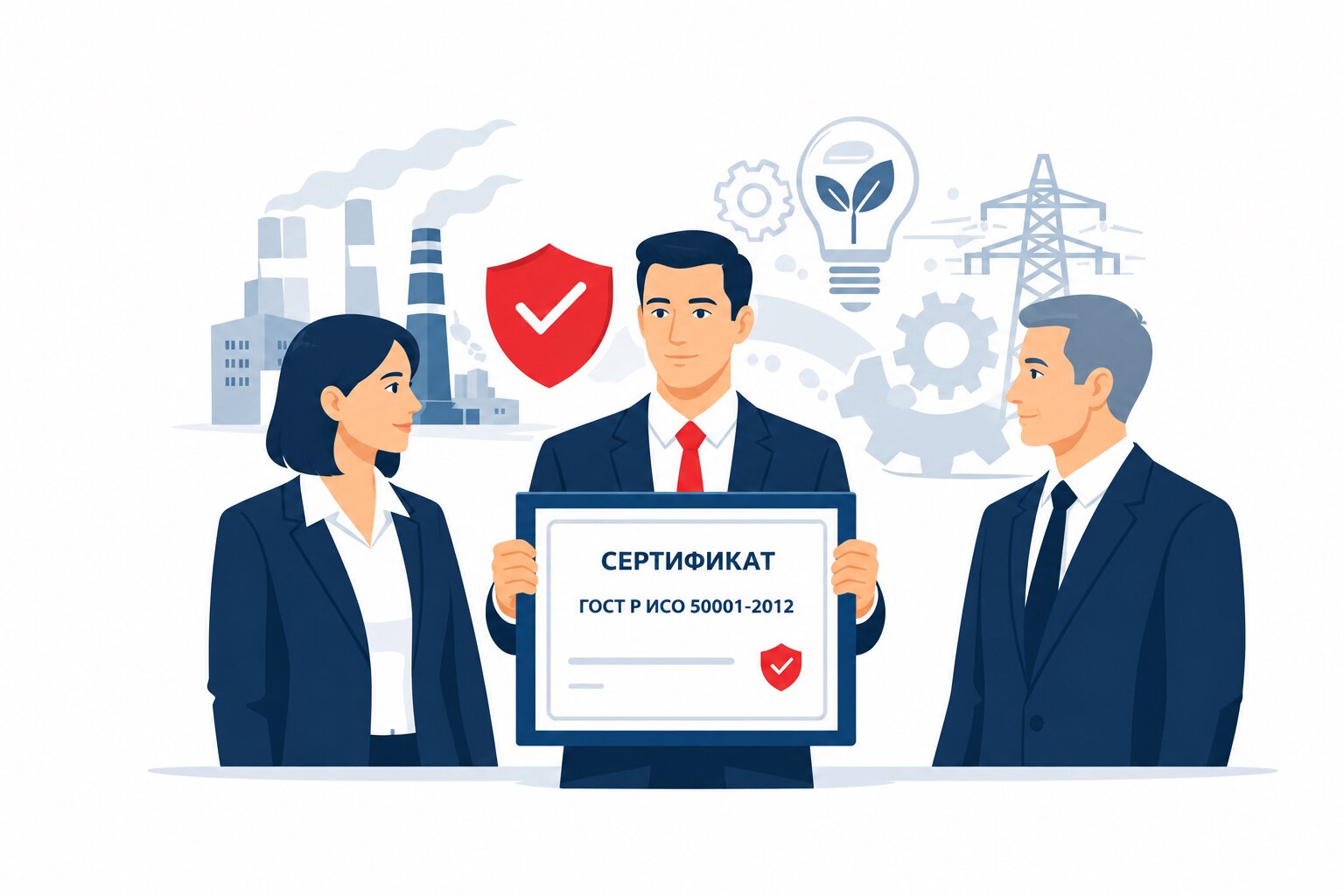 Оформление сертификата ГОСТ Р ИСО 50001-2012 в Курске и по всей Курской области